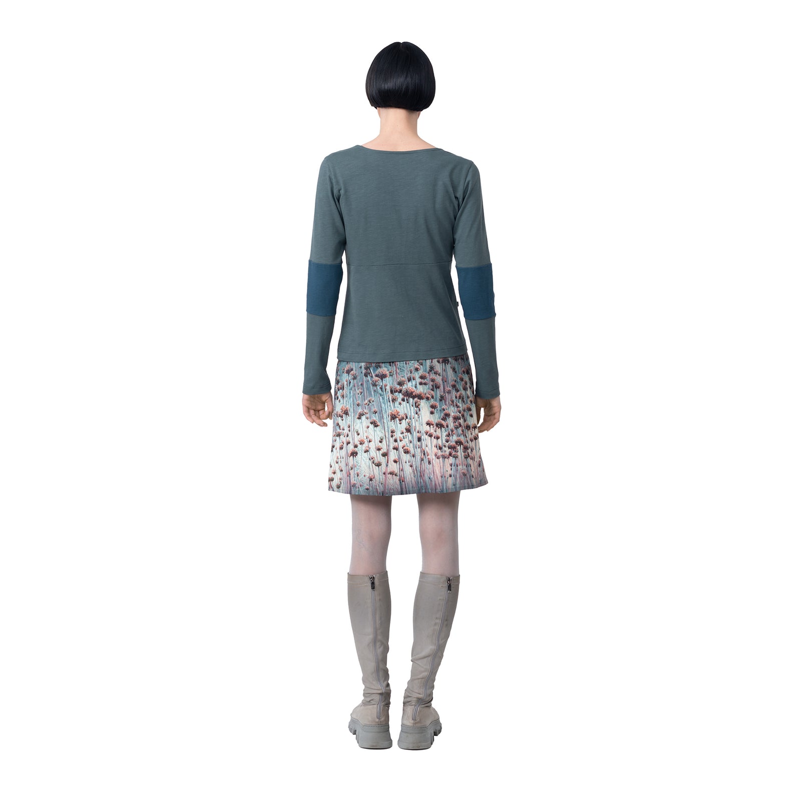 Longsleeve mit Ärmeleinsatz, verschiedene Farben