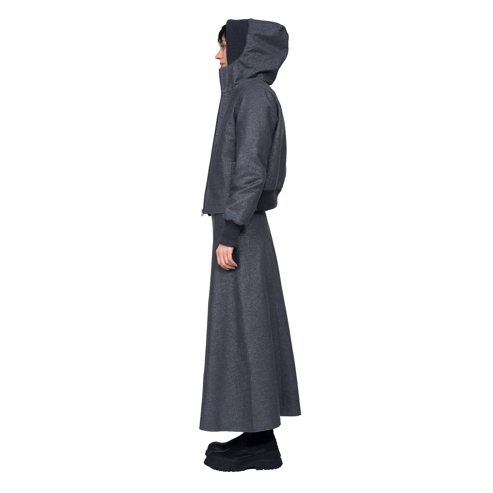 Kapuzenjacke Cotton, RV Taschen, Steppfutter