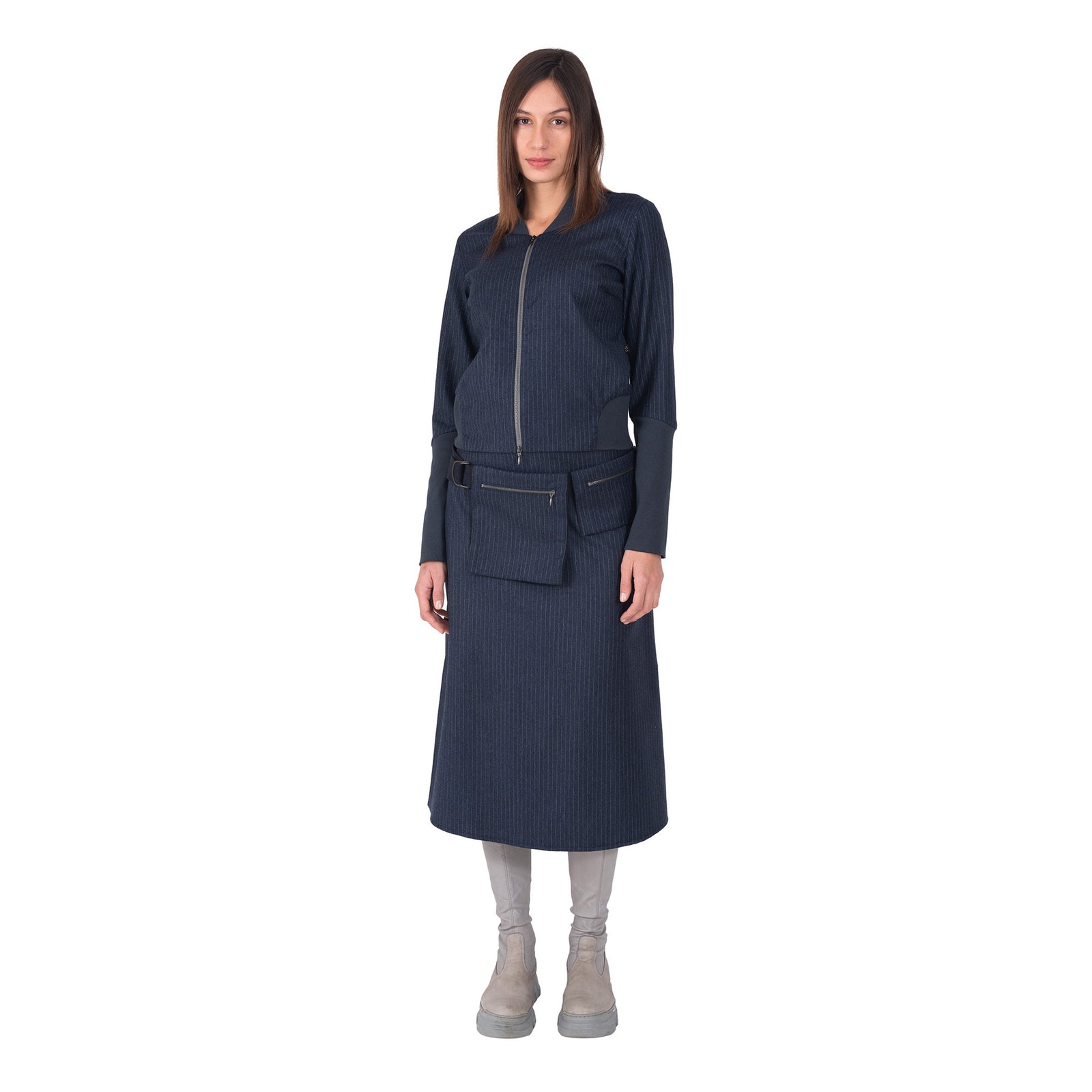 Blousonjacke Nadelstreifen