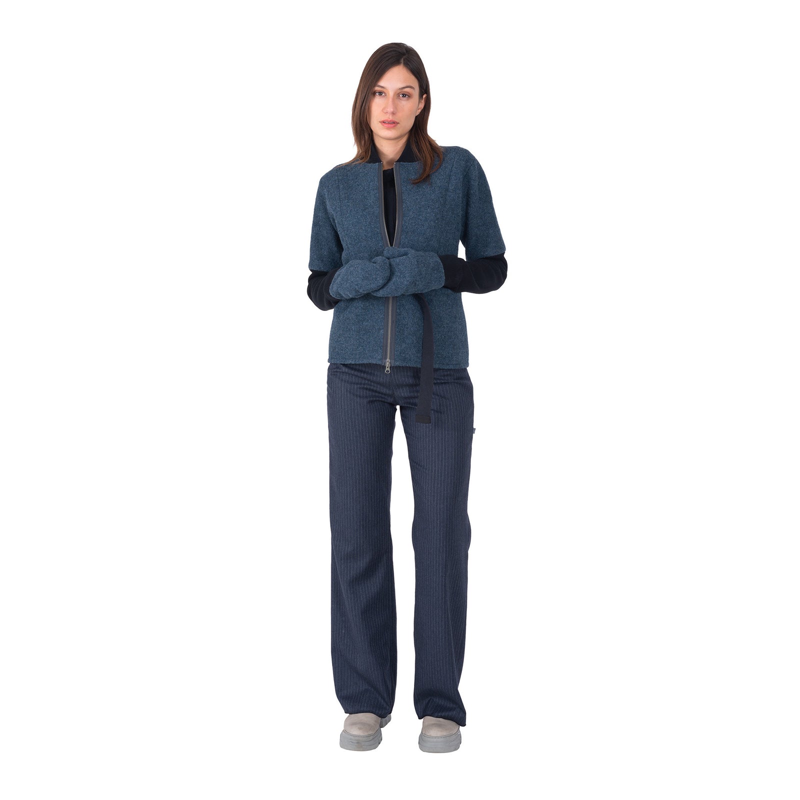 Jacke mit Taschen, 100% Schurwolle