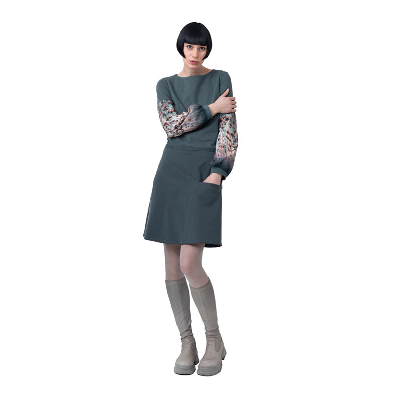 Shirt mit Printärmel, verschiedene Farben & Muster