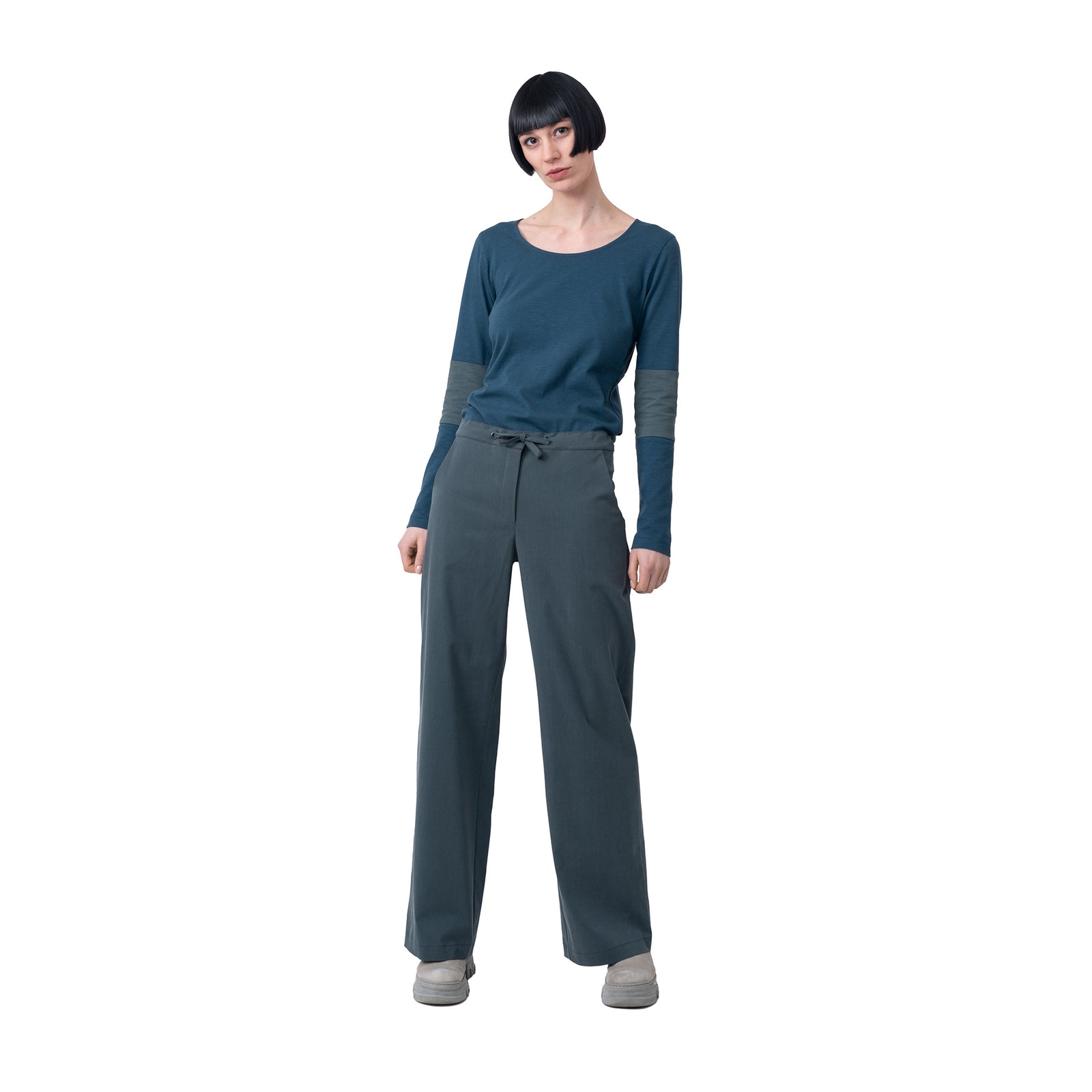 Longsleeve mit Ärmeleinsatz, verschiedene Farben