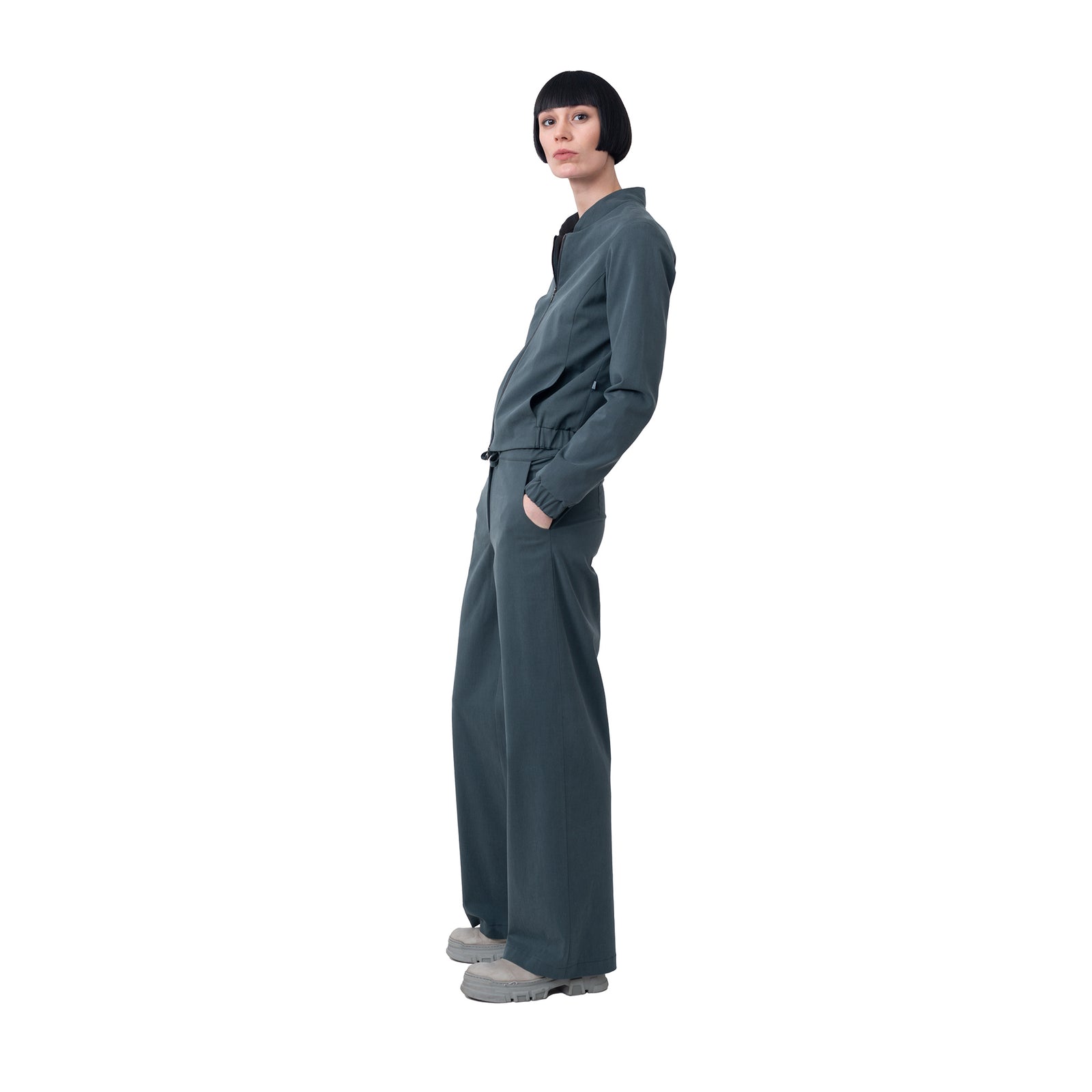 Jacke mit Taschen, olivgrün