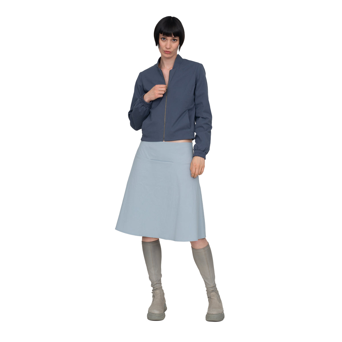 Jacke mit Taschen zum Wenden, ombré
