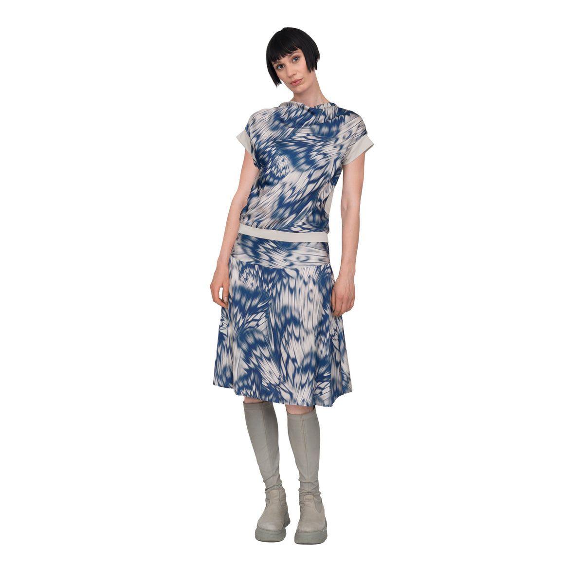 Shirt Wasserfall Spaceprint