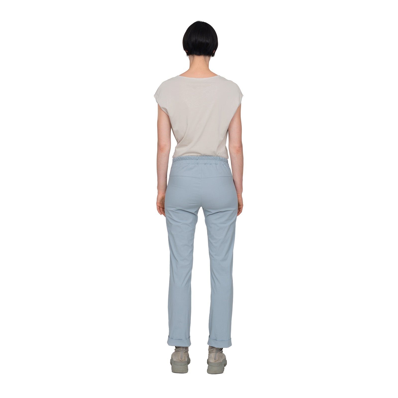 Schmale Hose mit Tasche & Gummibund