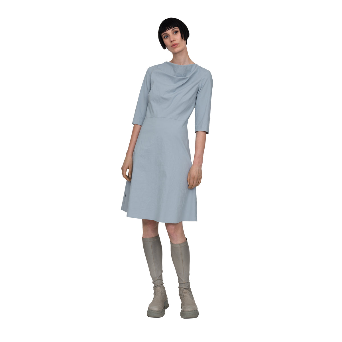 Swingkleid 3/4 Arm, verschiedene Farben