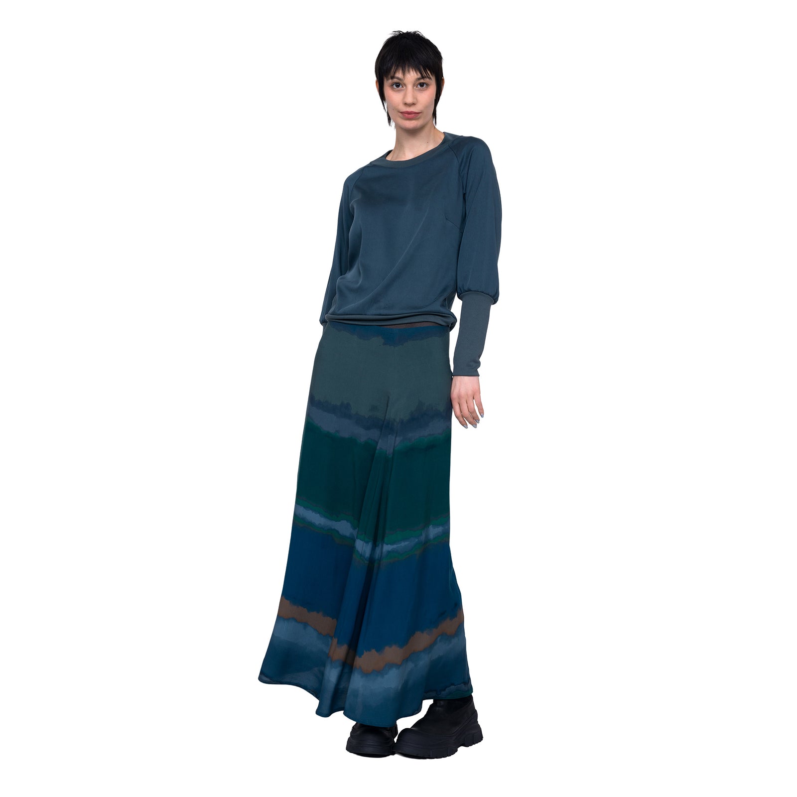 Satinbluse, verschiedene Farben