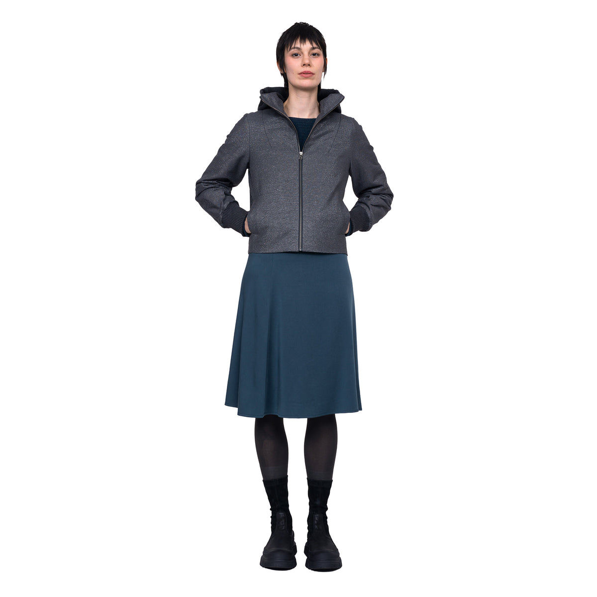 Kapuzenjacke Cotton, RV Taschen, Steppfutter
