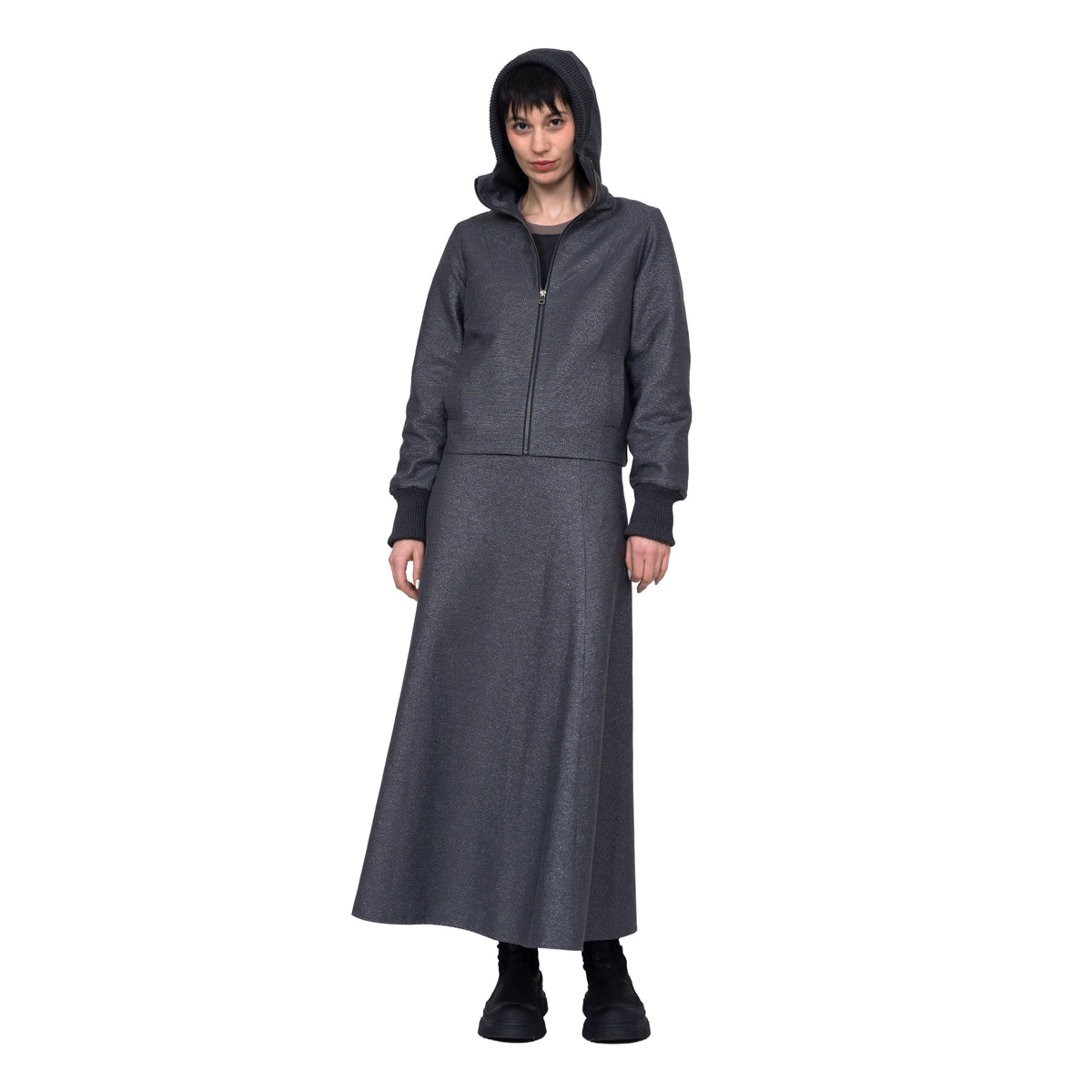 Kapuzenjacke Cotton, RV Taschen, Steppfutter