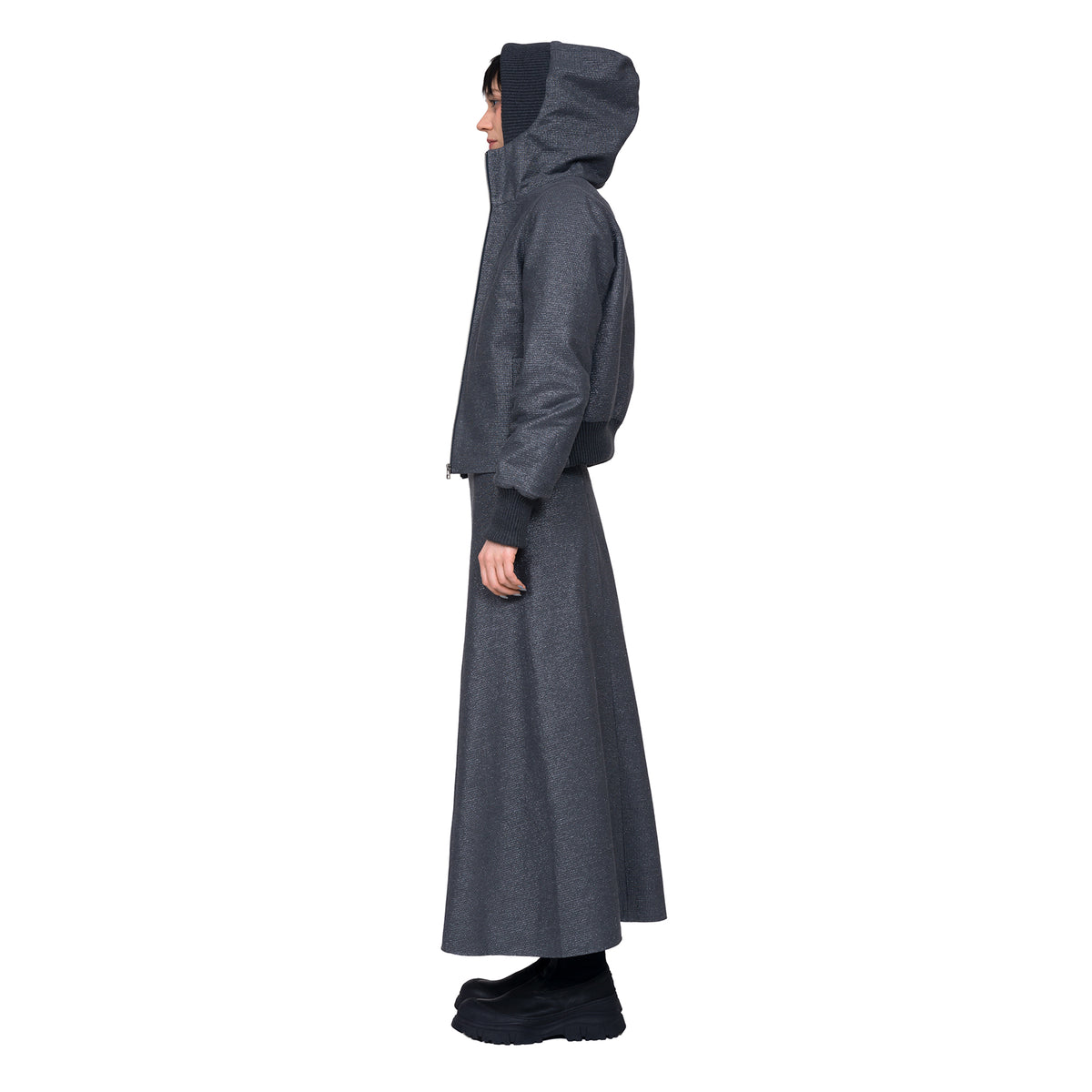Kapuzenjacke Cotton, RV Taschen, Steppfutter