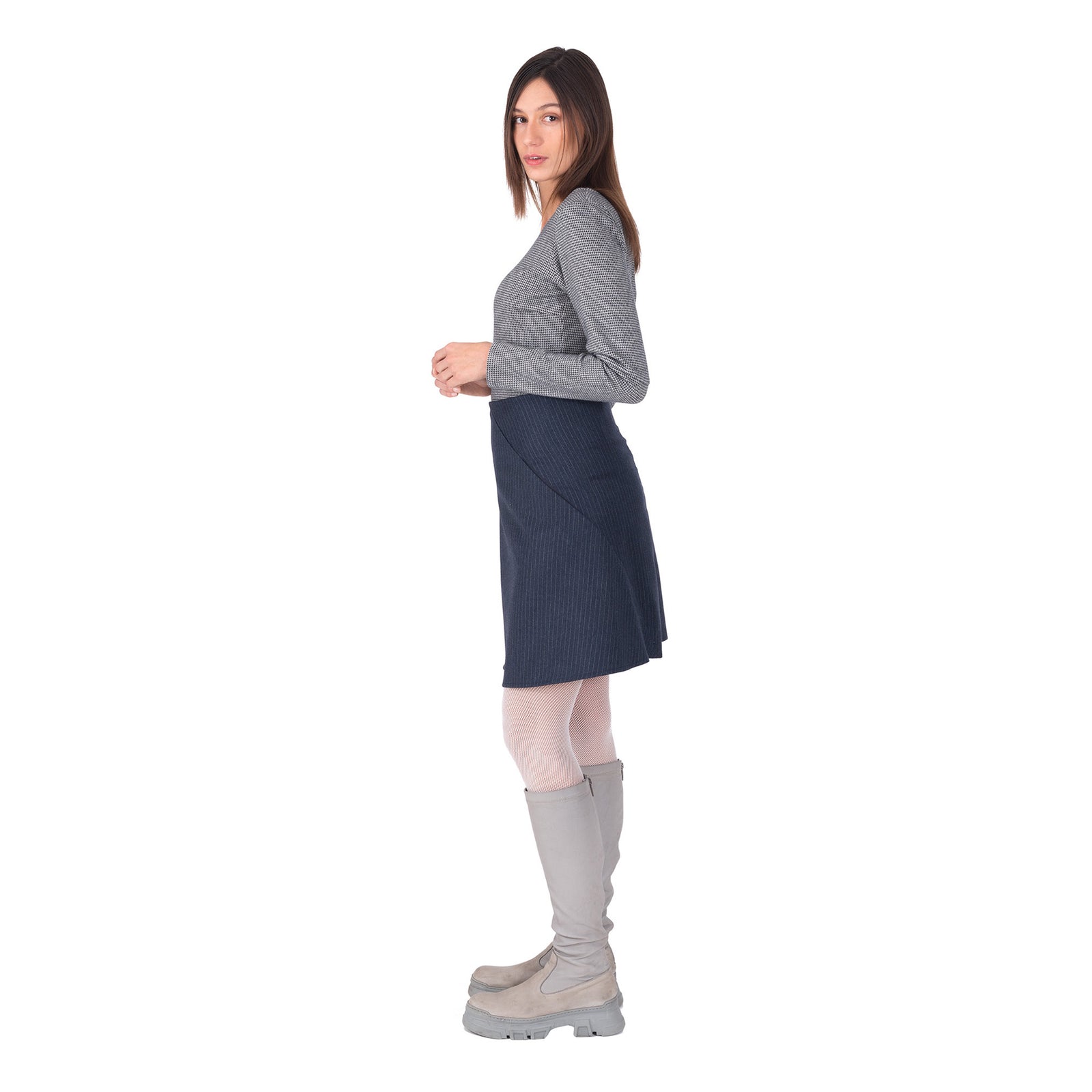 Rock asymmetrisch mit Tasche