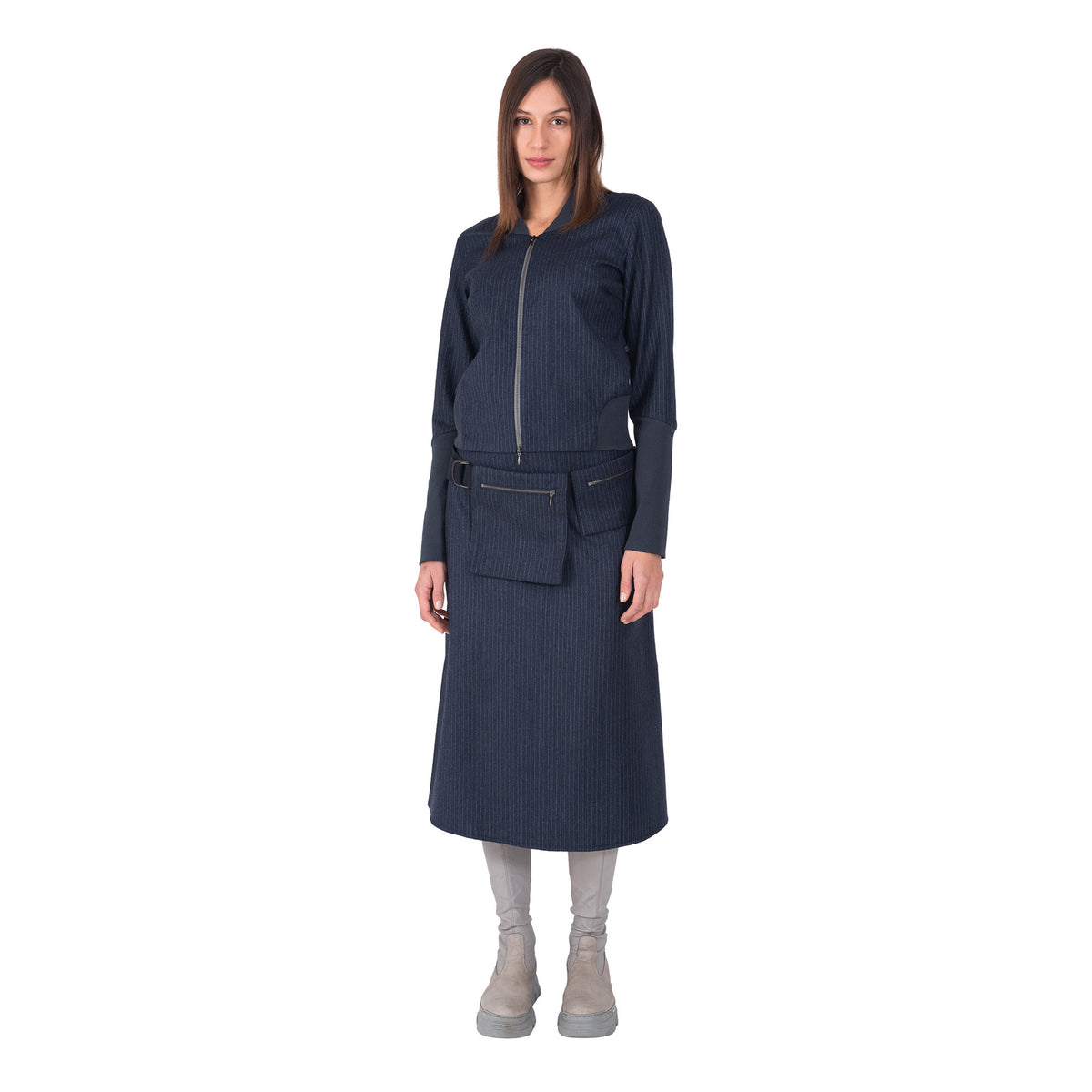 Blousonjacke Nadelstreifen